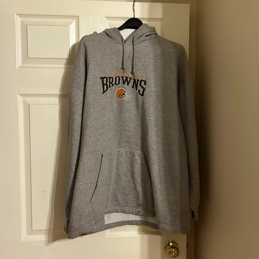 Oversized Cleveland browns nfl hoodie